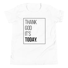 Load image into Gallery viewer, Youth Short Sleeve T-Shirt: Thank God