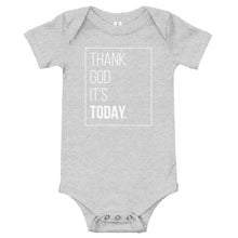 Load image into Gallery viewer, Thank God It&#39;s Today: Baby Onesie- Box Print
