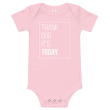 Load image into Gallery viewer, Thank God It&#39;s Today: Baby Onesie- Box Print
