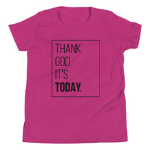 Load image into Gallery viewer, Youth Short Sleeve T-Shirt: Thank God
