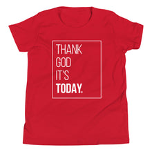Load image into Gallery viewer, Youth Short Sleeve T-Shirt: Thank God

